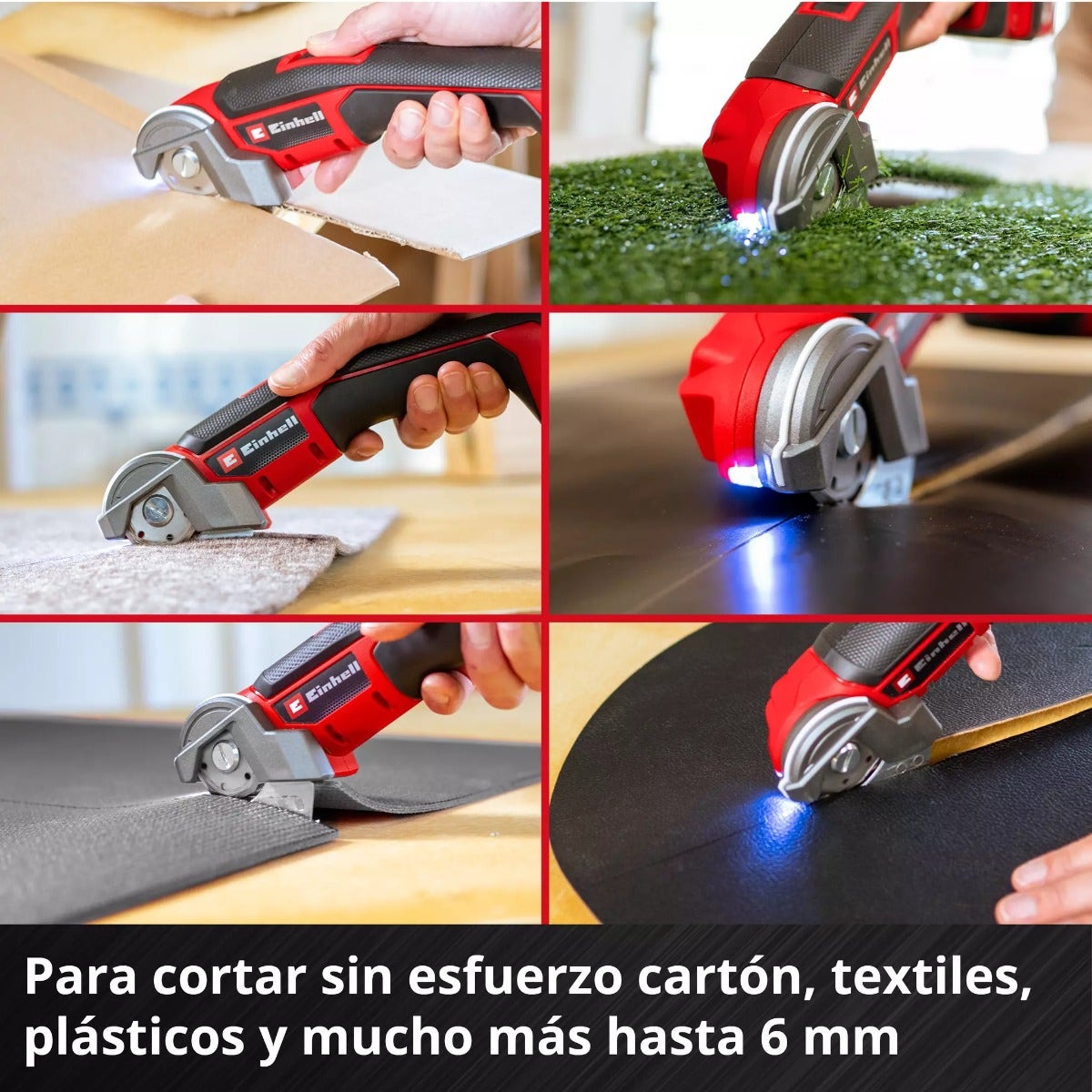 Einhell Cortadora Multifuncion Inalambrica Te-uc 18/6 Li - Solo
 - 4432010