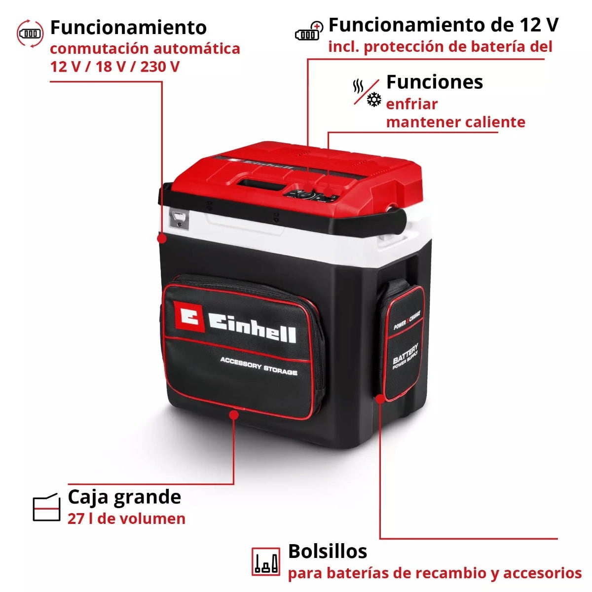 Einhell Cooler Inalambrico 18v 27l  2048420