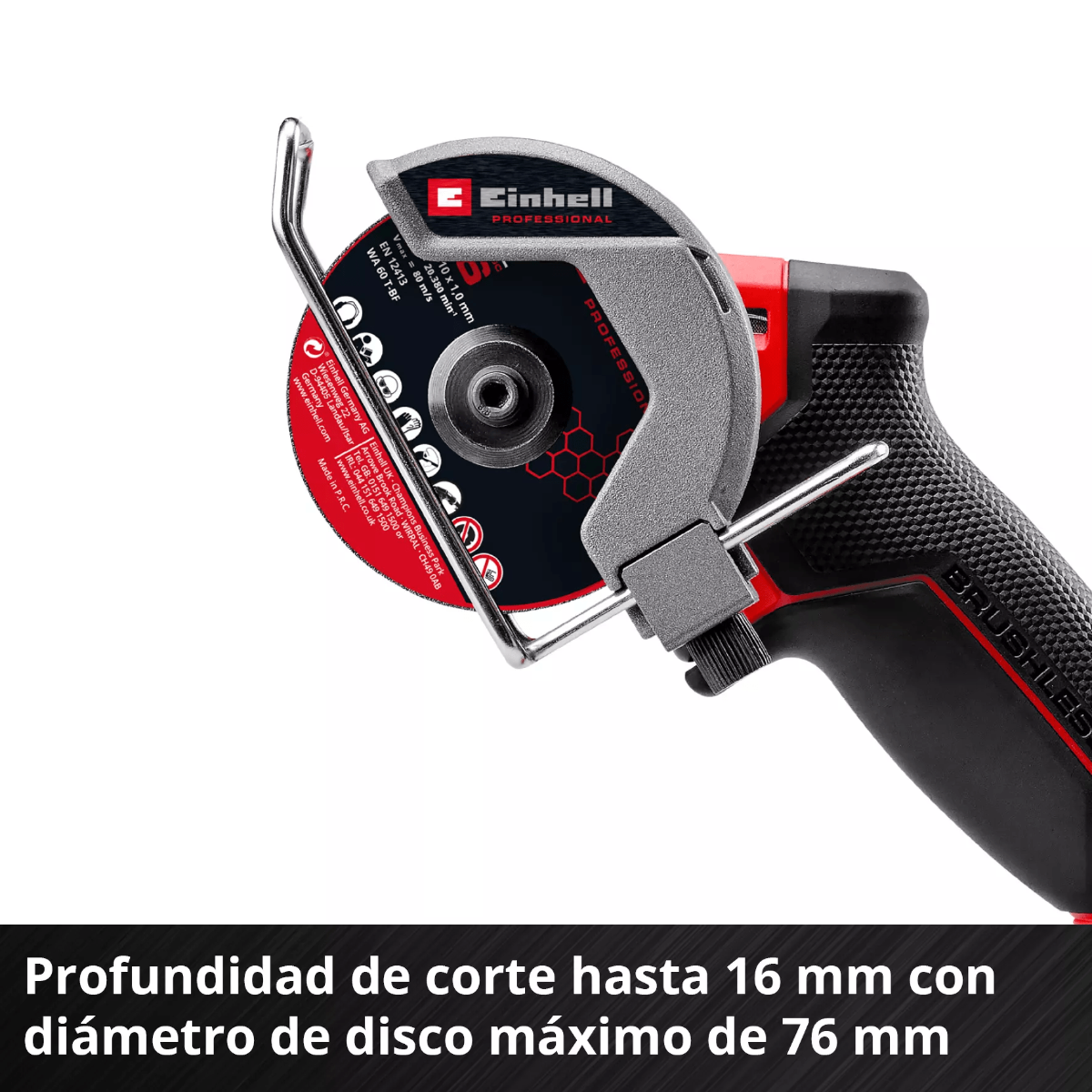 Einhell Esmeril Compacto Inalambrico - Tp-co 18/76-c Li Bl - Solo  - 4432000