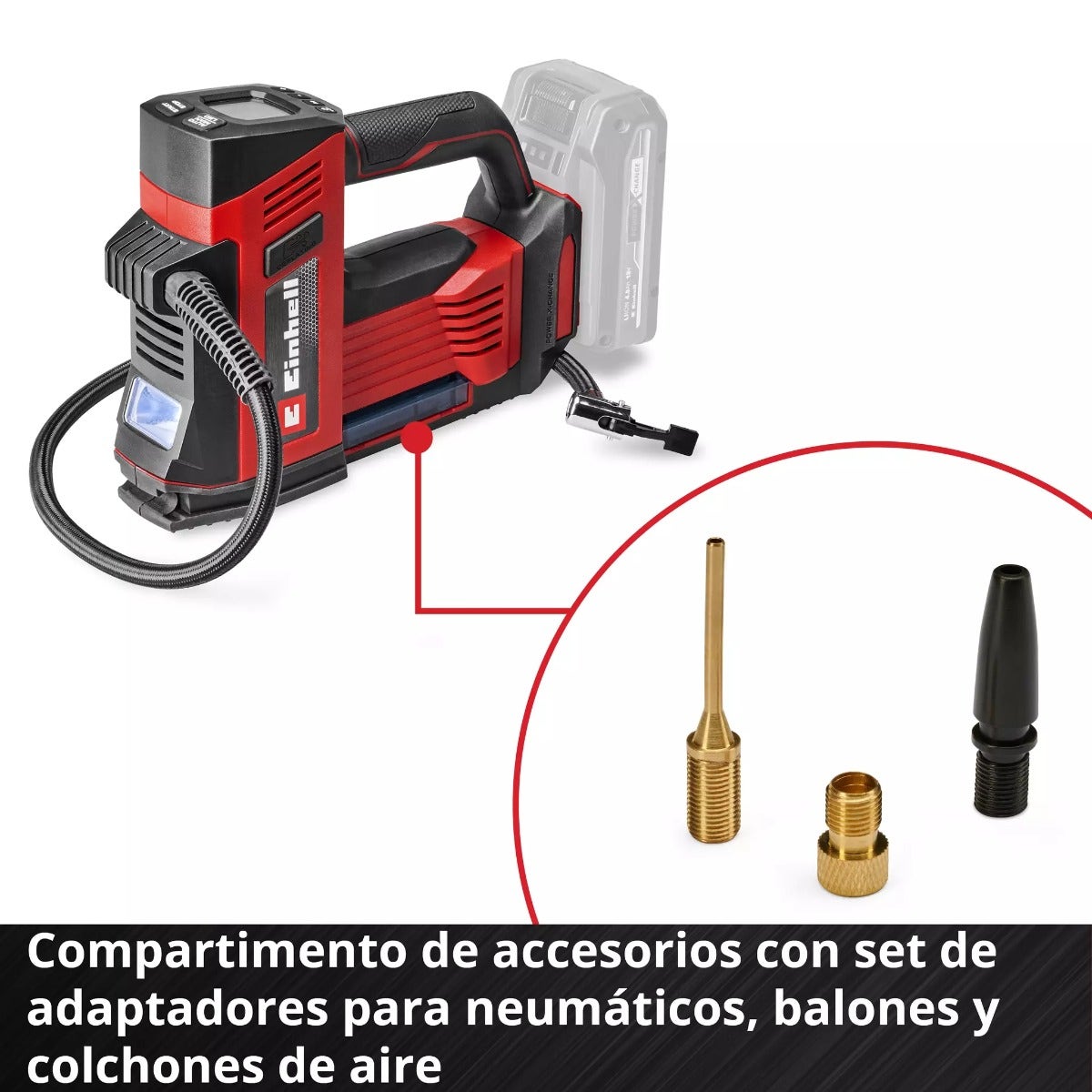Einhell Compresor Auto In&aacute;lambrico Ce-cc 18/23 D Li-solo  - 2071025