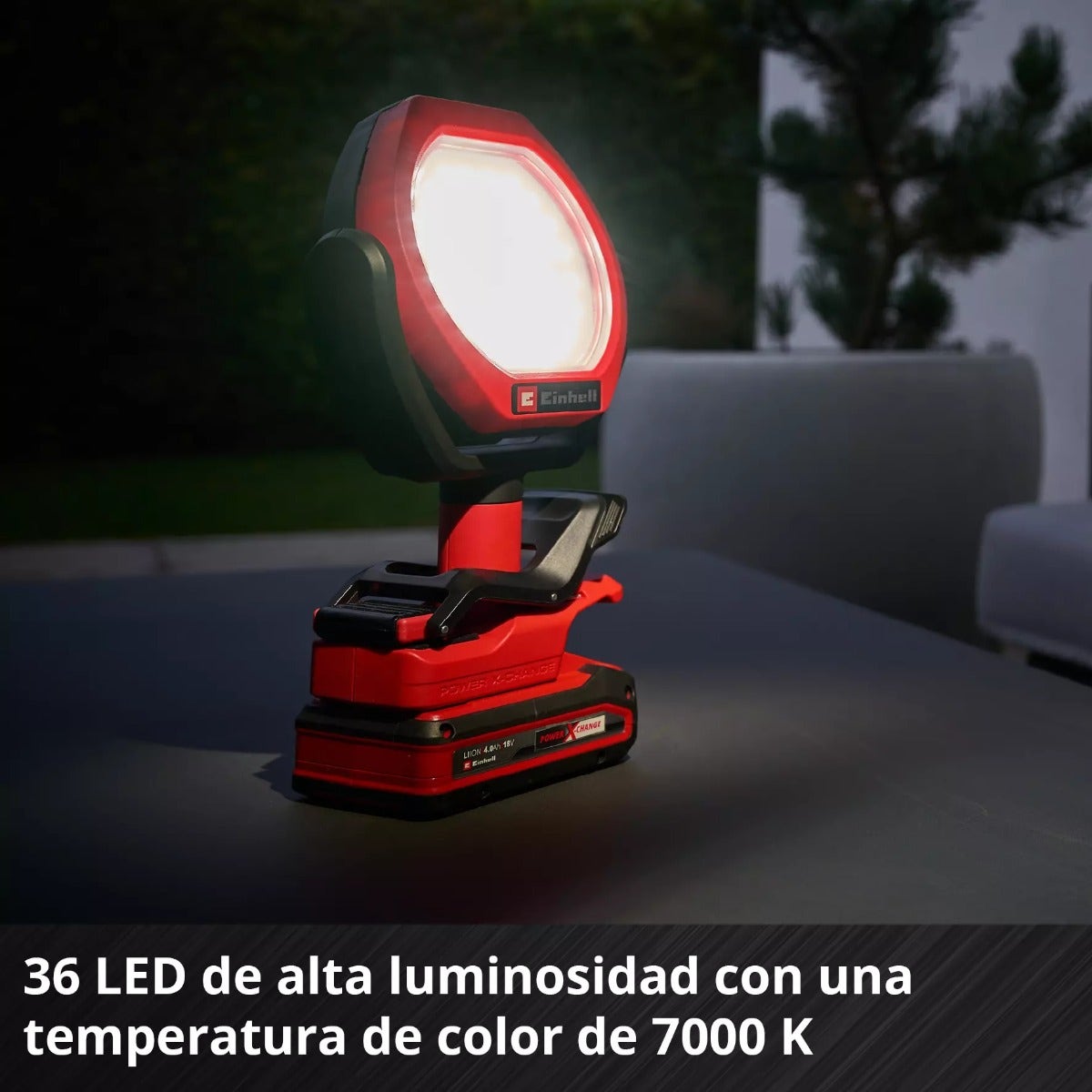 Einhell Lampara Exterior Inalambrica Gc-ol 18/1500 Li-solo  - 2320120