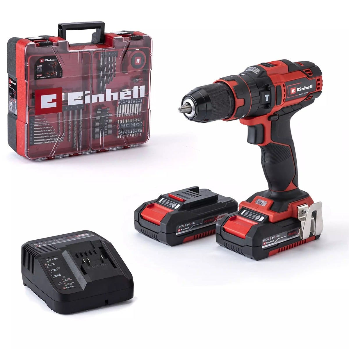 Einhell Taladro Inalambrico 18v - 4513992 - Te-cd 18/40 Li-i + 64 (2x2,0ah)