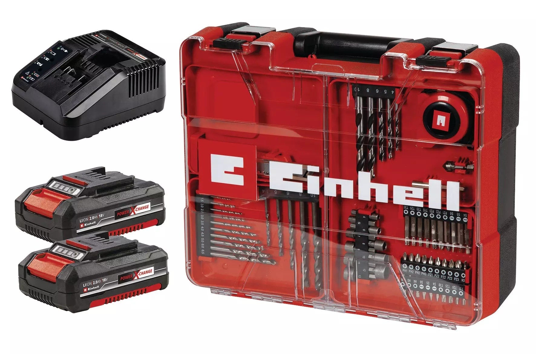 Einhell Taladro Inalambrico 18v - 4513992 - Te-cd 18/40 Li-i + 64 (2x2,0ah)