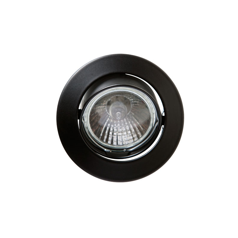 Byp Foco Embutido Negro Movil Gu10 50W