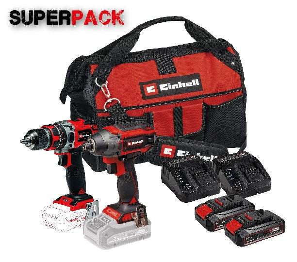 Einhell Combo Kit 2 Herramientas + 2 Baterias 2.5ah + Bolso  (n&ordm;1)
