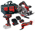 Einhell Combo Kit 3 Herramientas +2 Baterias (2.5ah Y 4ah) + Bolso Grande (n7)