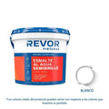 Revor Esmalte Al Agua Semibrillo Pinta Max  Blanco 1 Gl