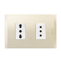 Bticino Enchufe Doble 10A+10/16A Nobile Blanco Af2293Eb