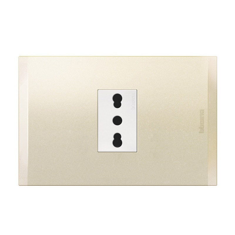 Bticino Enchufe Emb Simple 10/16A Nobile Blanco Af2180Eb