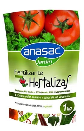Anasac Fertilizante Para Hortalisas 18-5-18 8 1Kg). 1500391