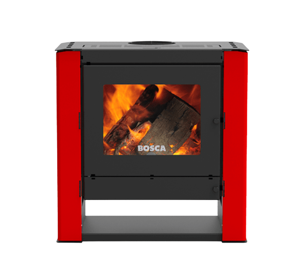 Bosca Estufa A Le&ntilde;a Gold 500 Rojo