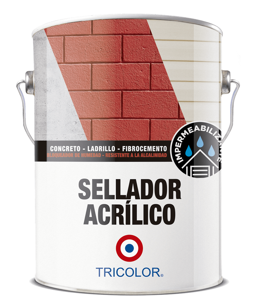 Tricolor Sellador Acrilico Incoloro 1Gl
