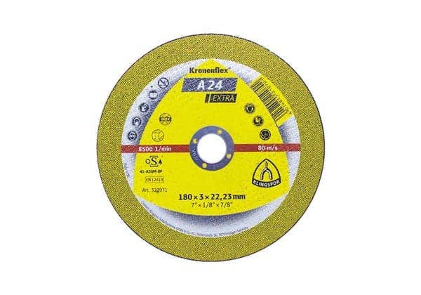 Klingspor Disco Corte A24Extra 180X3X22,23 Plano 322971