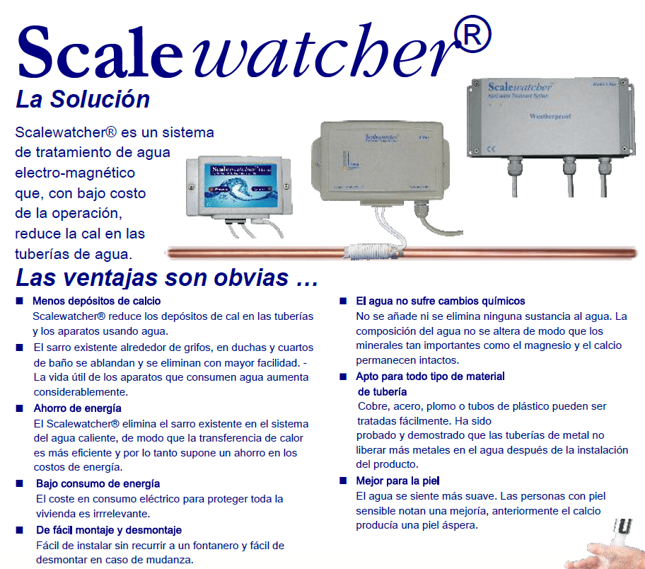 Scalewatcher 4Star Ablandador De Agua Electrico