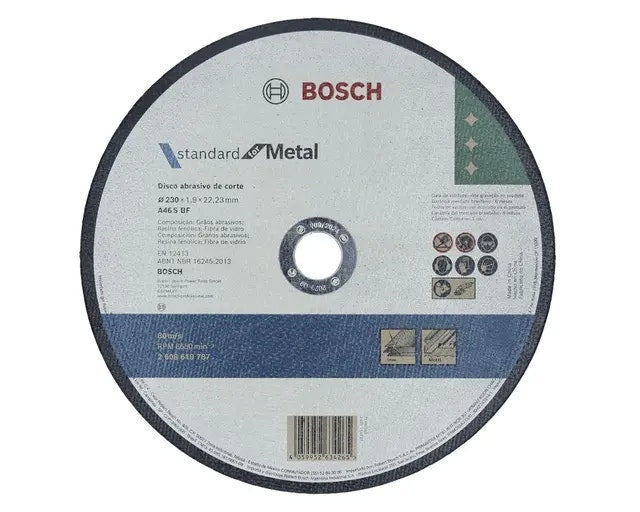 Bosch Disco Corte Metal 9&acute; X 1.9mm