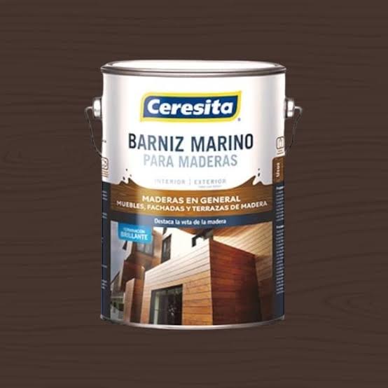 Ceresita Barniz Marino C/Tinte Roble Oscuro 1/4 Gl
