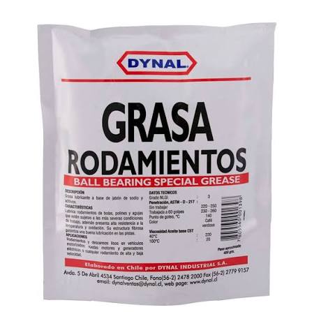 Grasa Rodamiento    1,00 Kg  Litio Roja