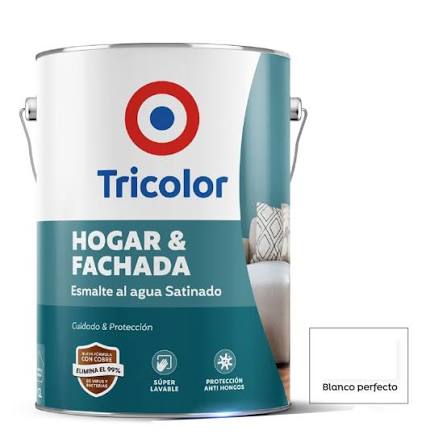 Tricolor Hogar Y Fachada  Blanco Perfecto 1 Gl