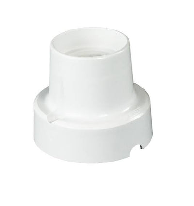 Mec Base Recta Negra Sobrepuesta Blanco