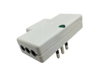 Enchufe Macho Triple Plano 0300Md0228