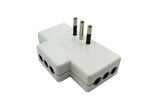Enchufe Macho Triple Plano 0300Md0228