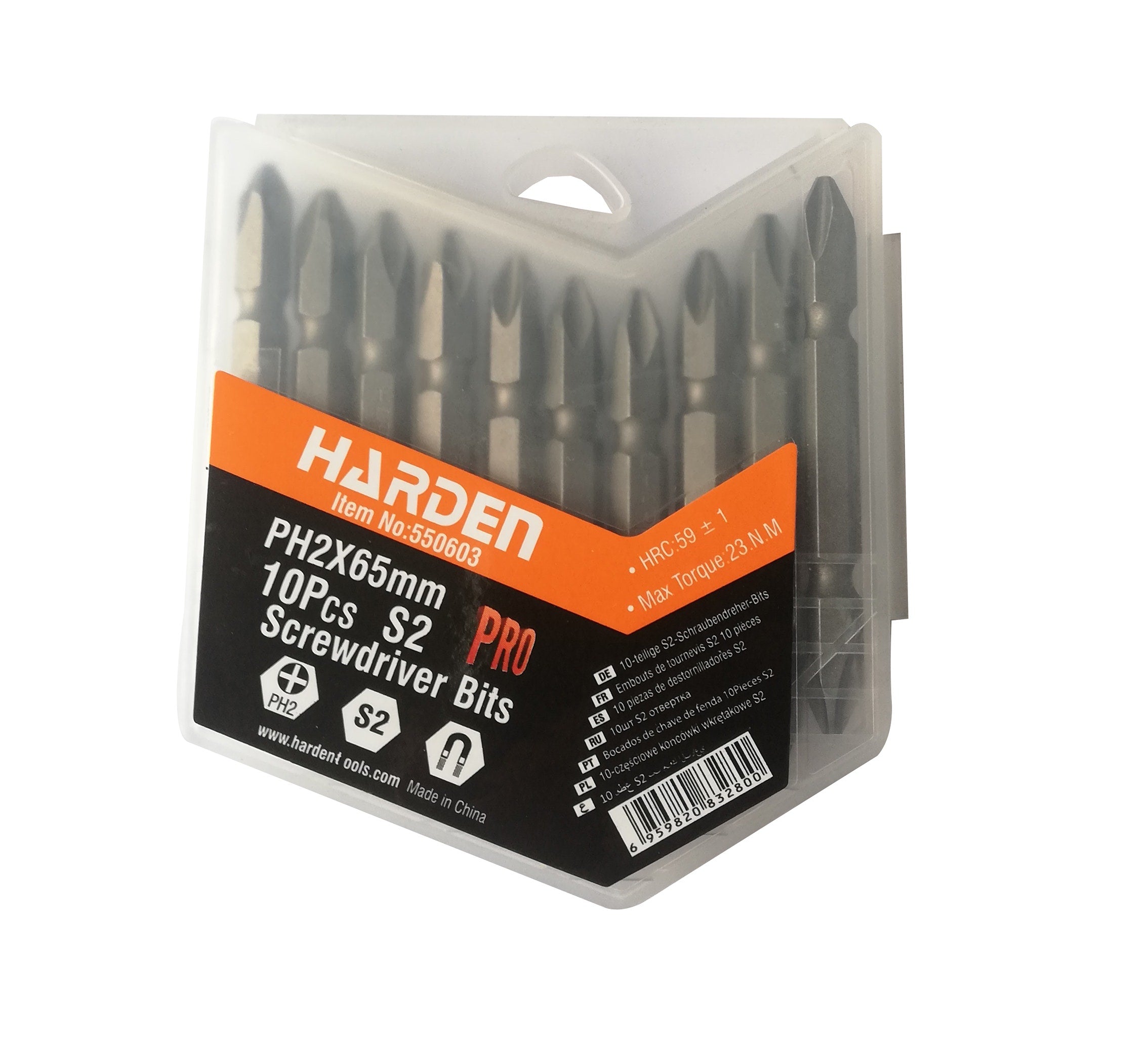 Harden Punta Atornillador Ph2 X 65 550603