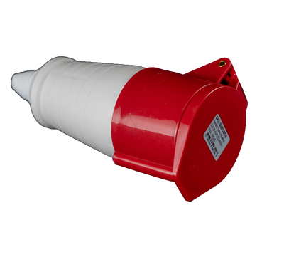 Mec Enchufe Industrial Hembra 4 X 32+t Rojo 0876
