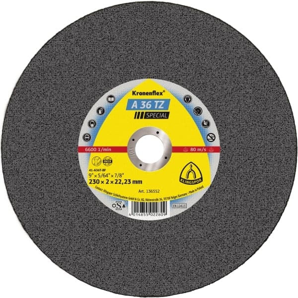 Klingspor Disco Cortar Metal 36Tz 4.5&acute; 136549