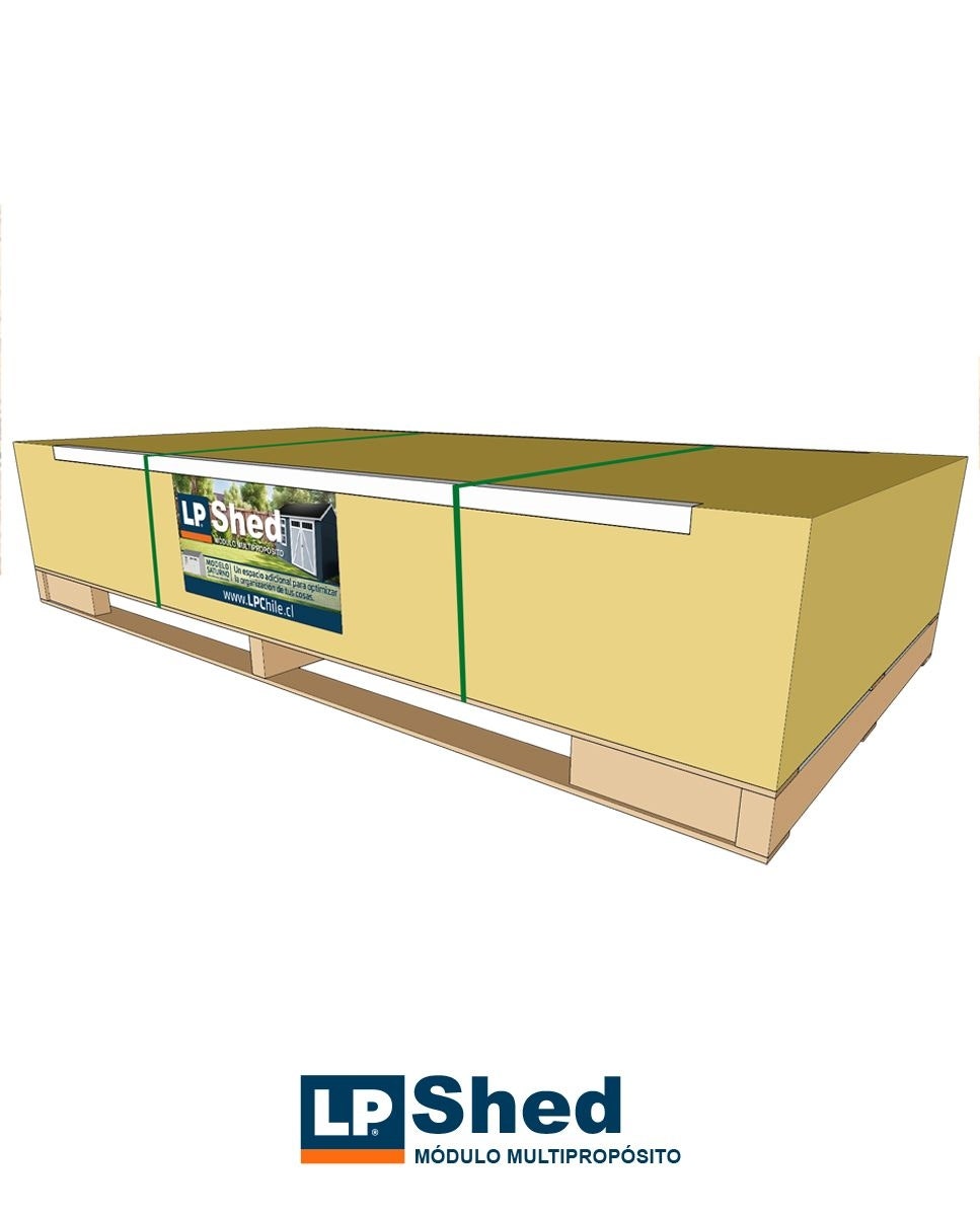 Kit Bodega Lp Shed Multiuso 3.66 X 2.44 X 2.66