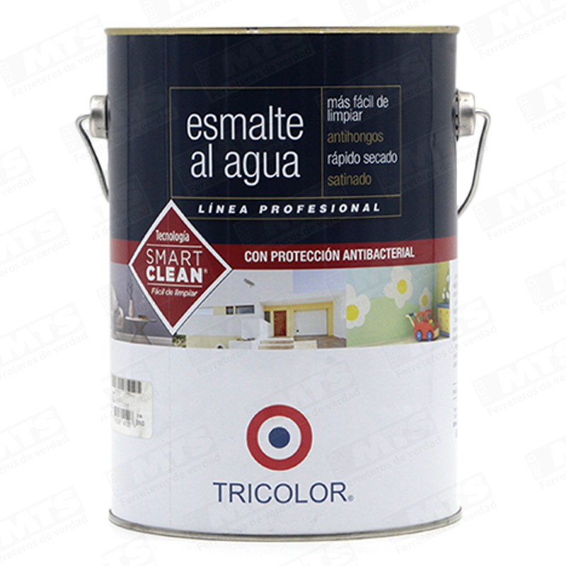 Tricolor Esmalte Al Agua Damasco  1Gl