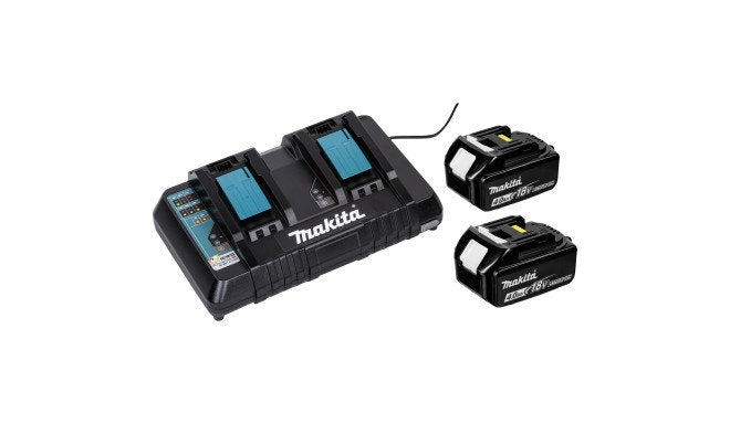 Makita Cortacesped 15" Con Bateria + Cargador 18V Dlm382Pm2