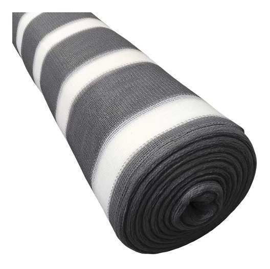 Mini Rollo Malla Raschell 80% Gris/Bco 4.20 Mts   X 10Mts