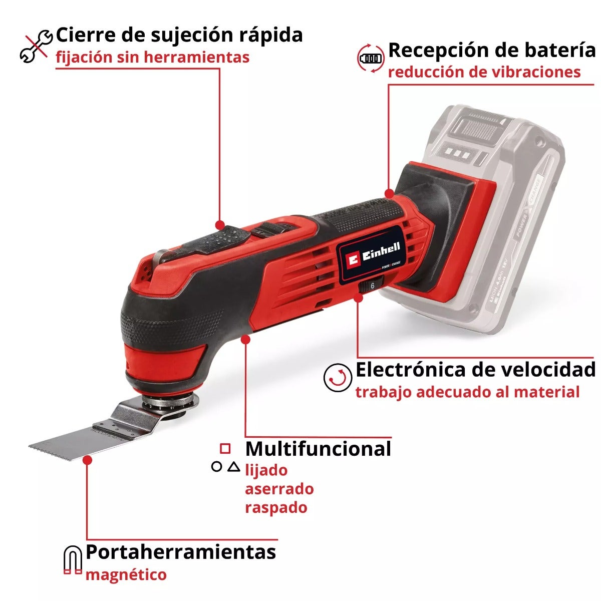 Einhell Herramienta Multiproposito Inalambrica - 4465195