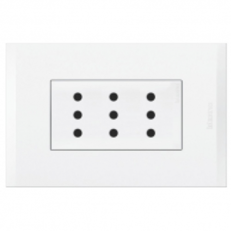 Bticino Enchufe Triplex Nobile Blanco Af2113E3B