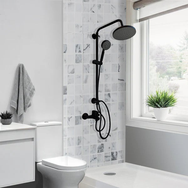 Stretto Columna De Ducha Venti Negro 4000018