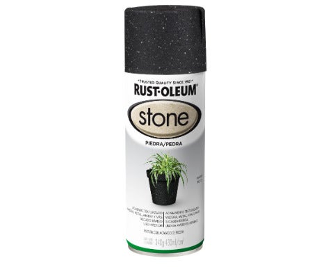 Rust-Oleum Spray Esp Piedra Negro 340Gr 314096
