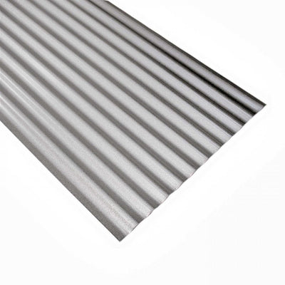 Plancha Acanalada Zinc Alum 0,40 X 2.50 Mts