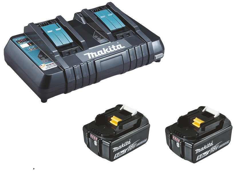 Makita Cortacesped 17" Con Bateria + Cargador 18V Dlm432Pt2