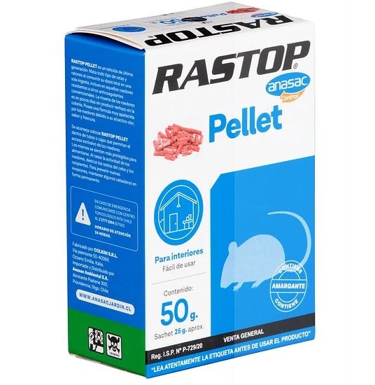 Anasac Rastop Pellet 50Gr 1500183