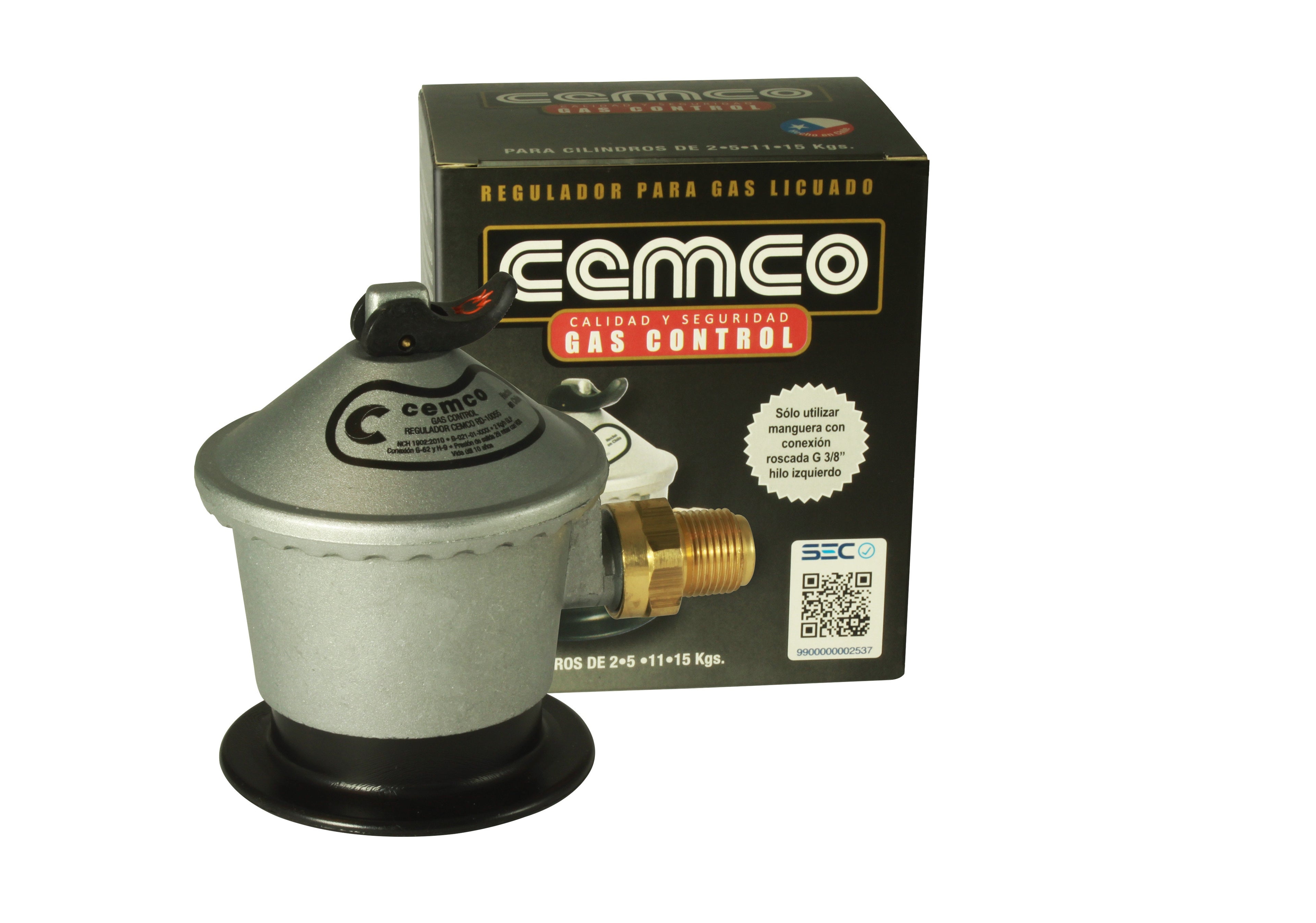 Regulador Gas 11-15 Kgs  Cemco ( 0880)