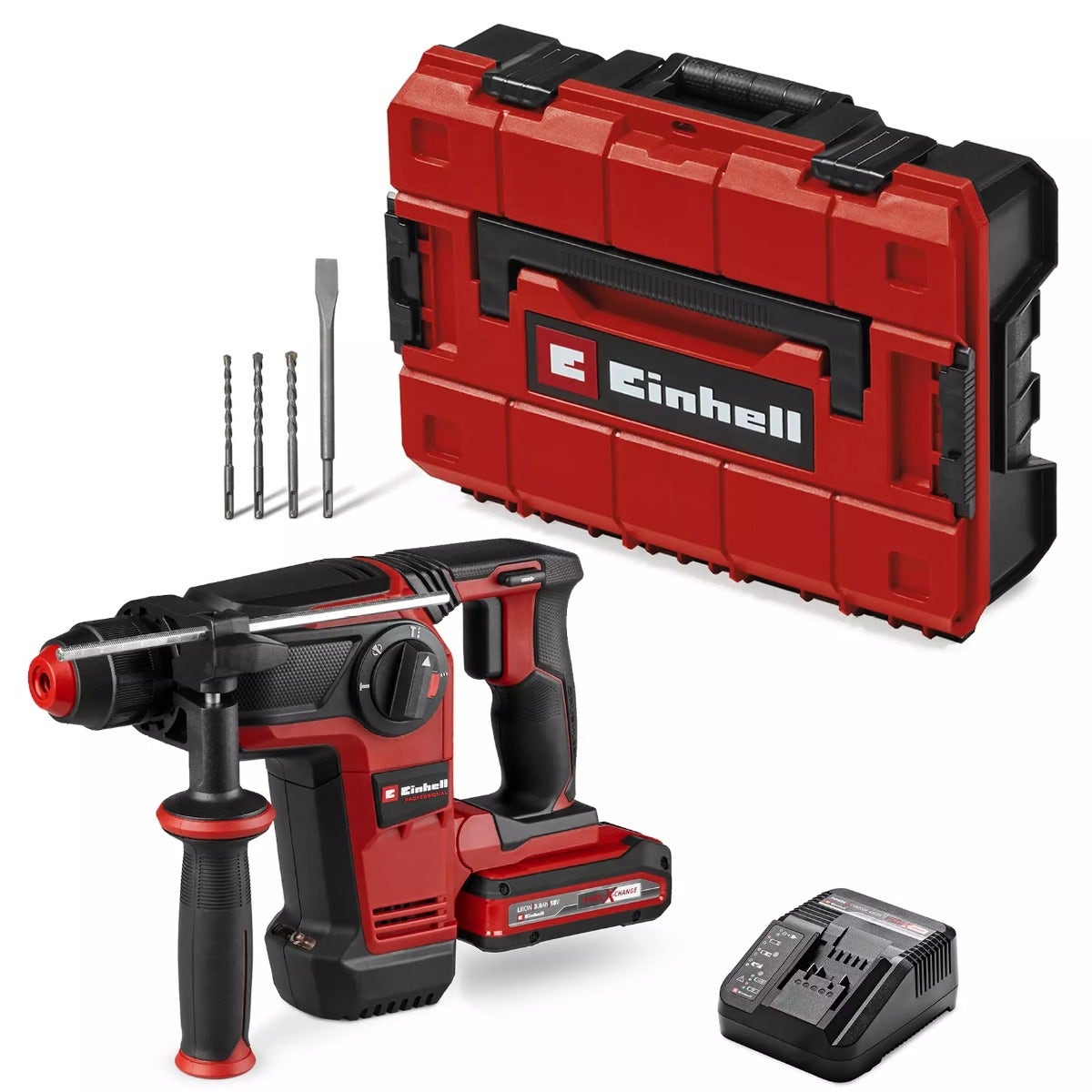 Einhell Rotomartillo Inalam. + Bat. 3.0ah Y Carg - 4514274