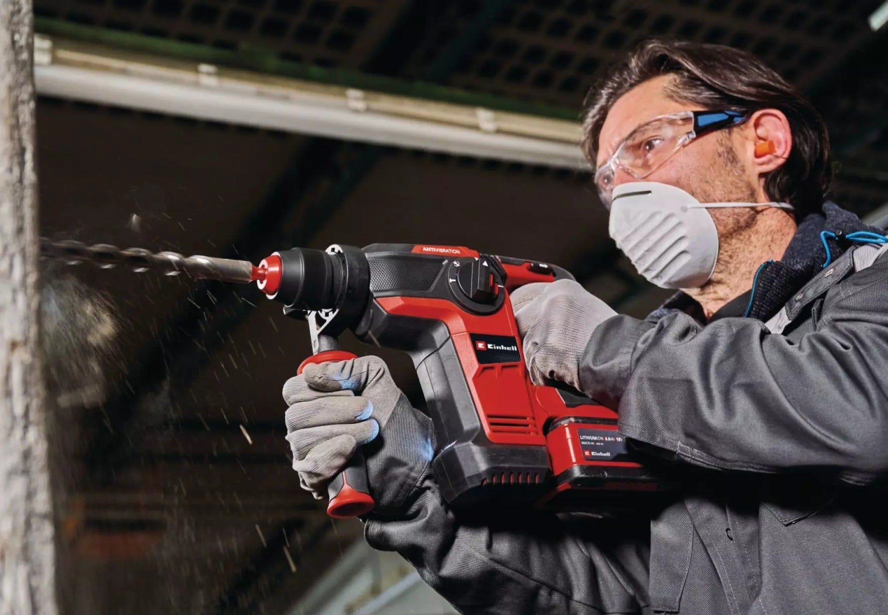 Einhell Rotomartillo Inalam. + Bat. 3.0ah Y Carg - 4514274