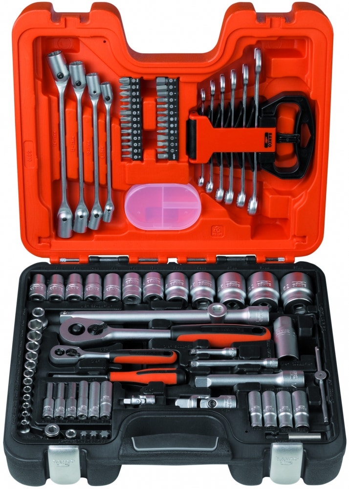 Bahco Maleta Llave Dado Y P/c 91 Pz Maleta S910