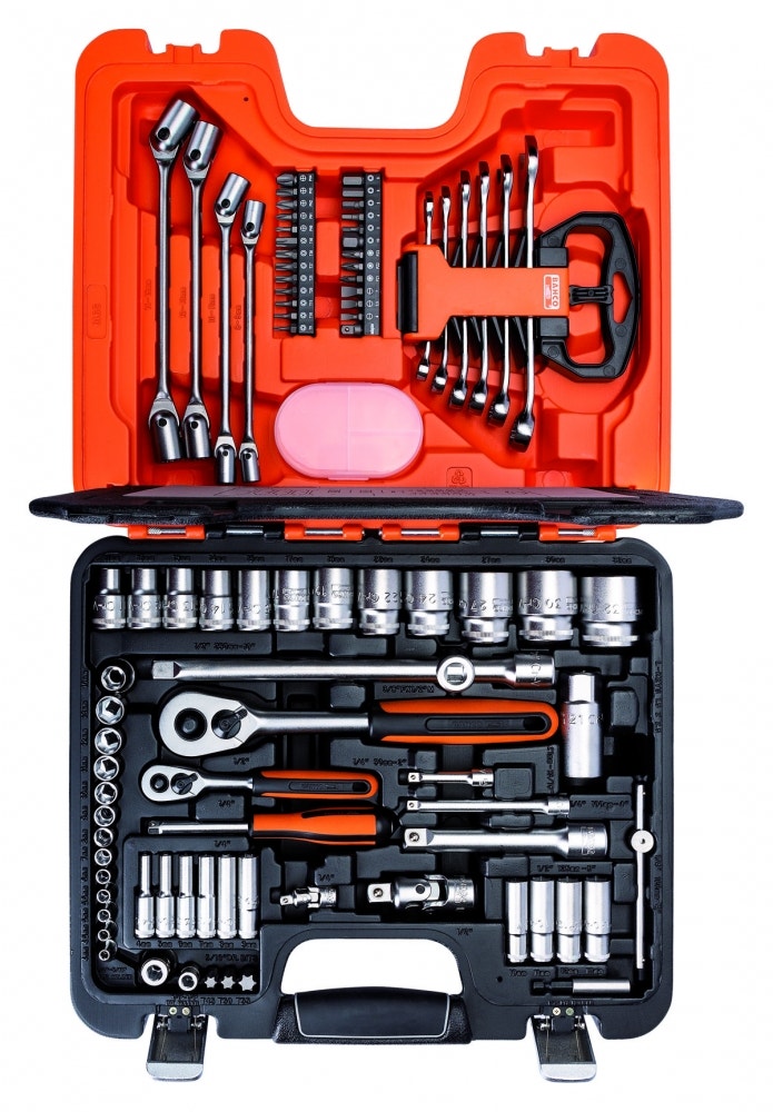 Bahco Maleta Llave Dado Y P/c 91 Pz Maleta S910