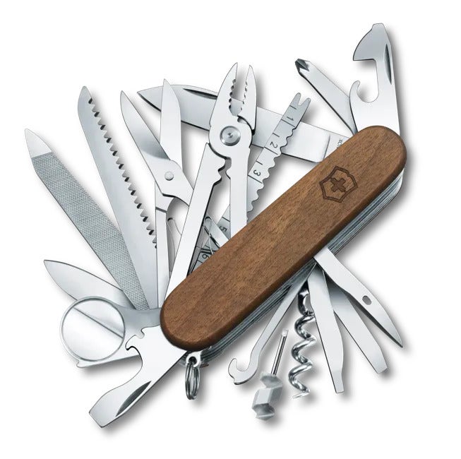 Victorinox Cortapluma Swisschamp 91mm 29f Madera 1.6791.63