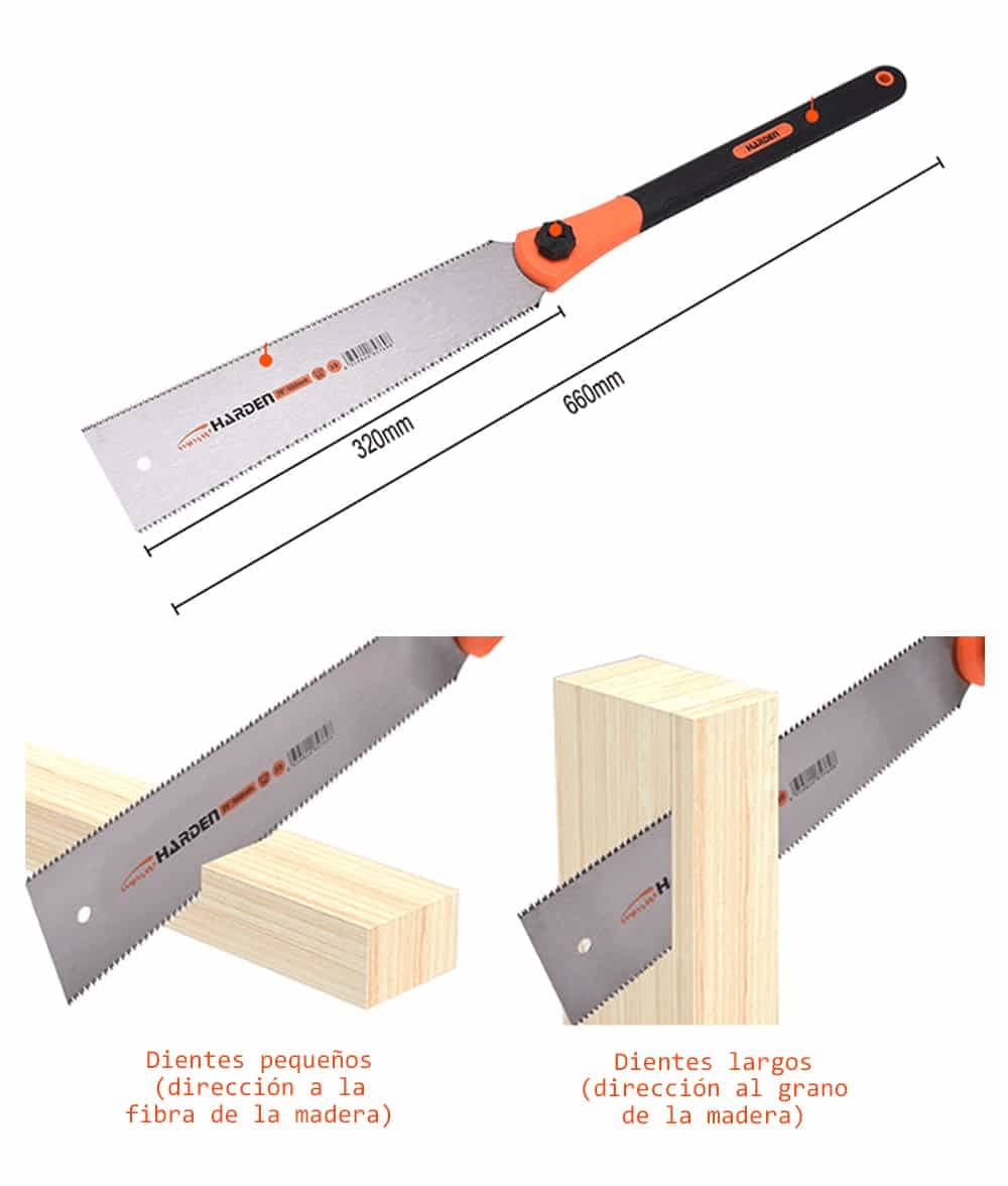 Harden  Serrucho 26" Doble Filo 631236