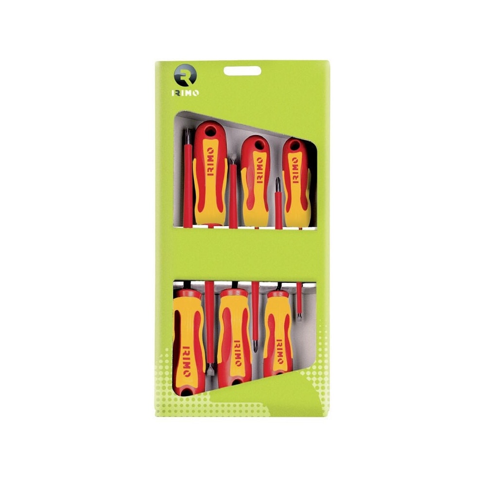 Irimo Atornilladores Aislados Plano 6 Pcs 459V-6-C