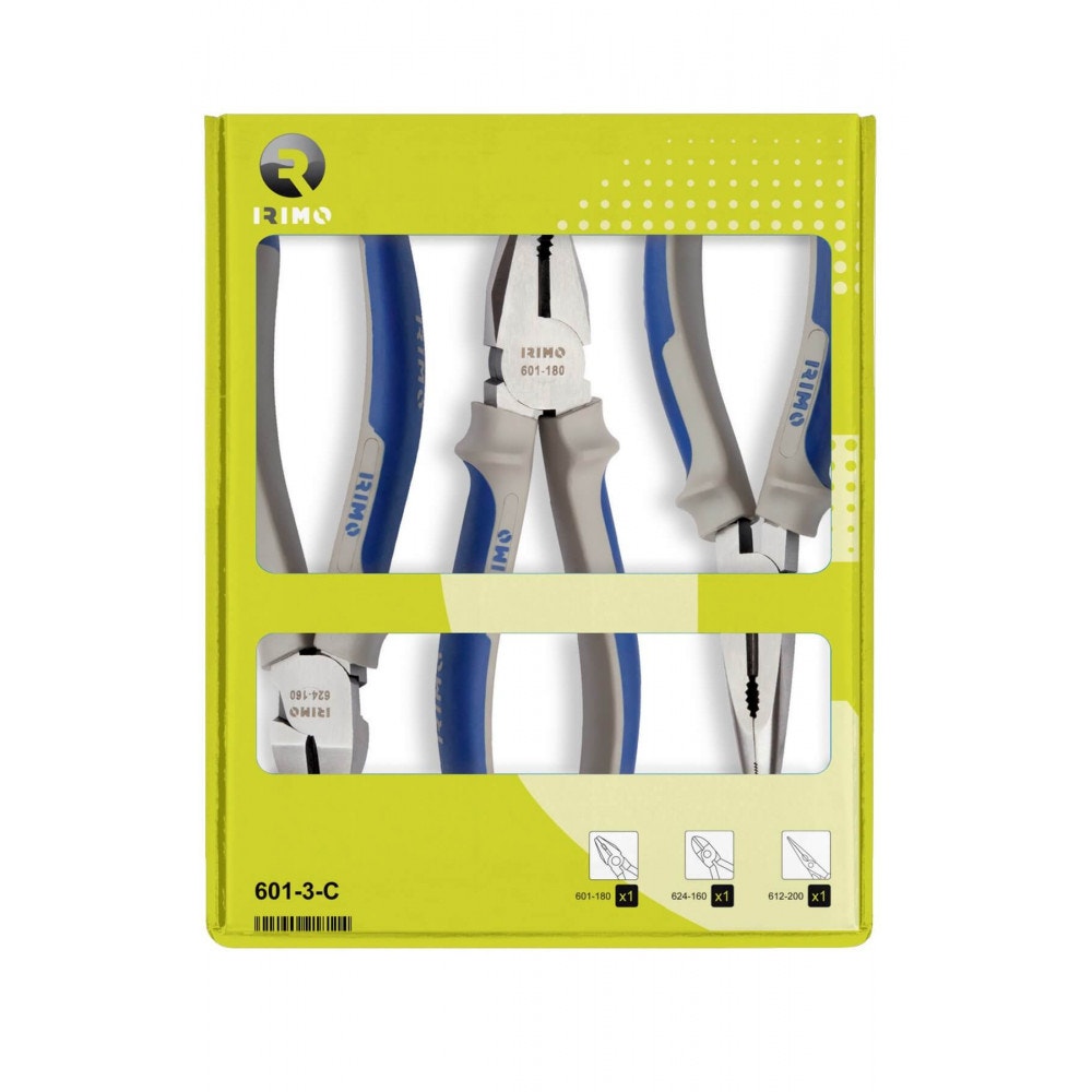 Irimo 3Pcs Set Alicates 601-3-C