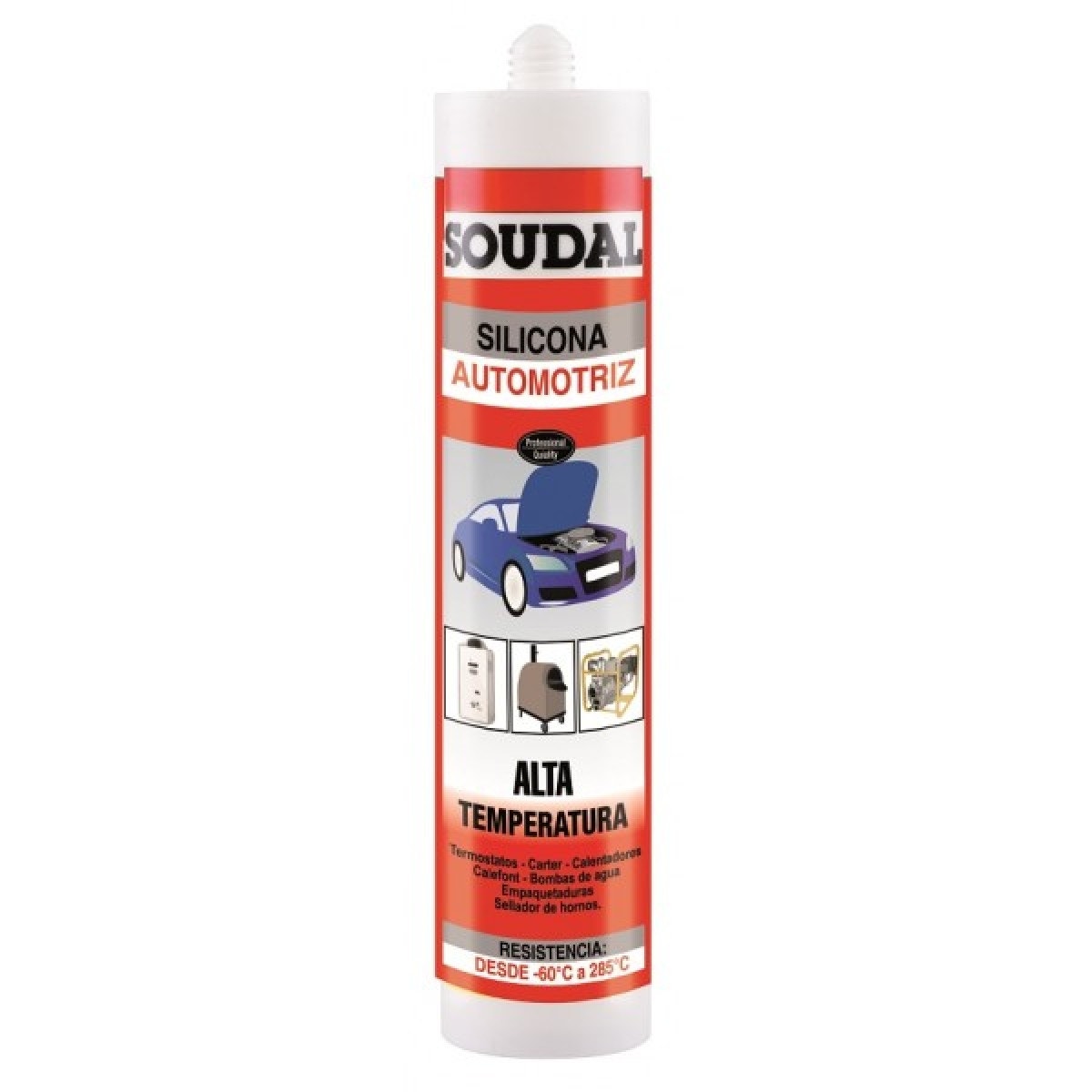 Silicona Alta Temperatura 310 Ml Soudal