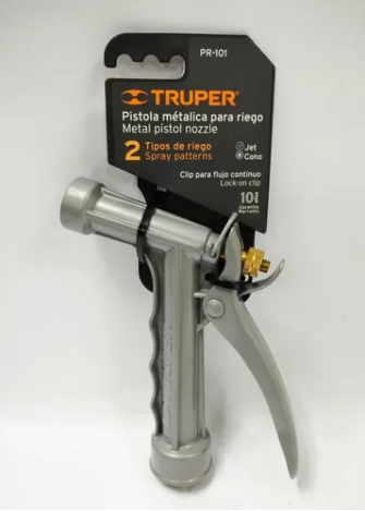 Regador Pistola Metalica Truper 17480